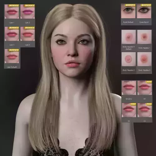 Zuzanna B Pro Variable Textures for Genesis 9