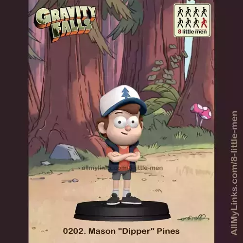 0202 Dipper Pines from Gravity Falls 