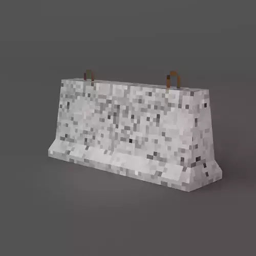 Barricade - PBR Pixel Art - PSX Style