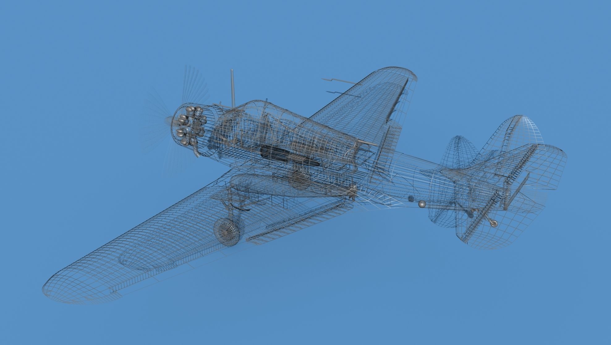 Douglas TBD-1 Devestator V00 3D model_21