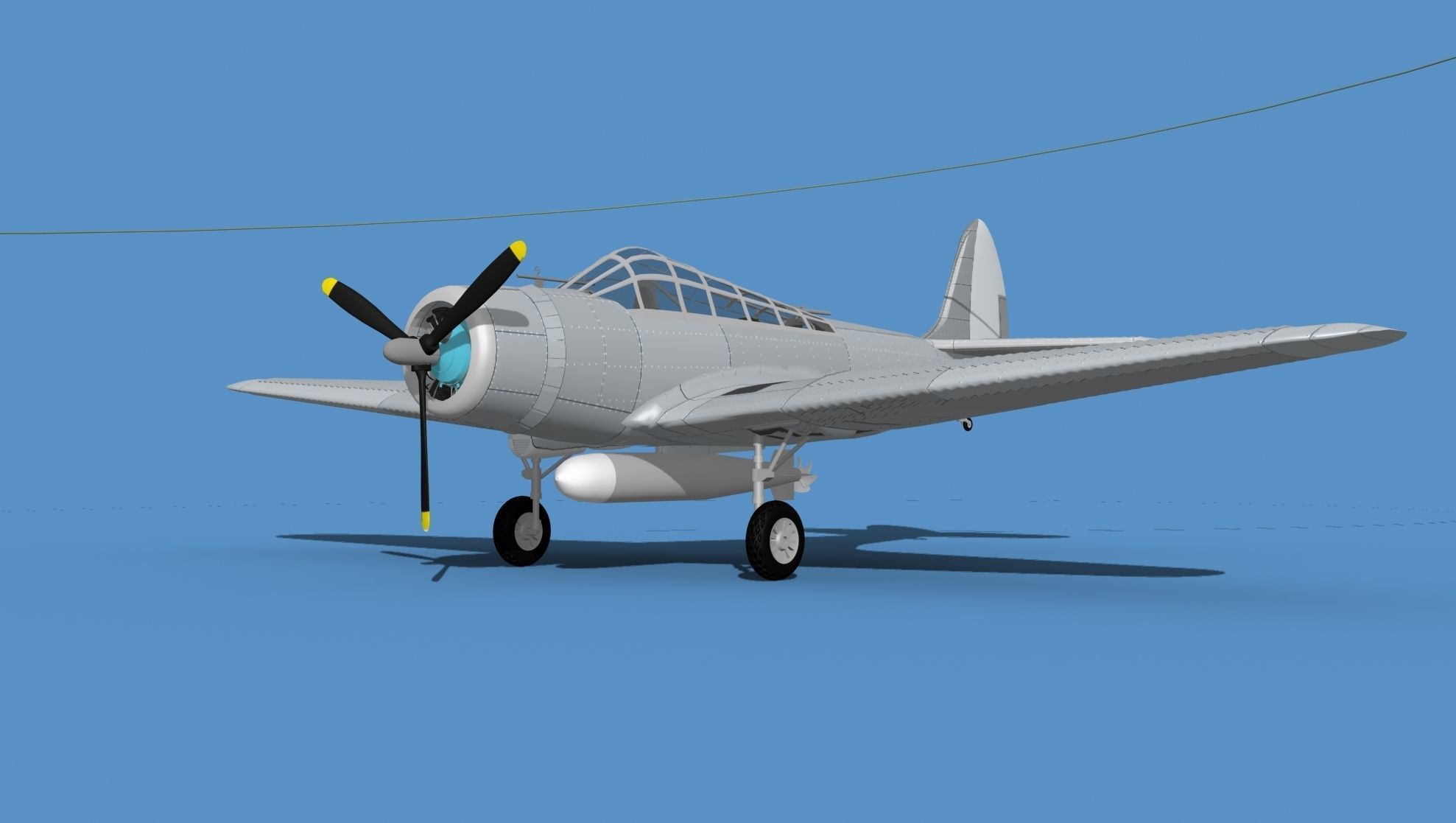 Douglas TBD-1 Devestator V00 3D model_5