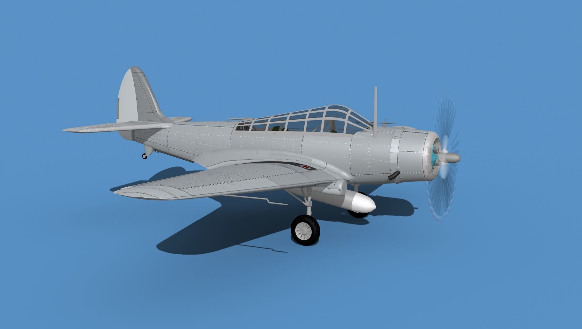 Douglas TBD-1 Devestator V00 3D model_9