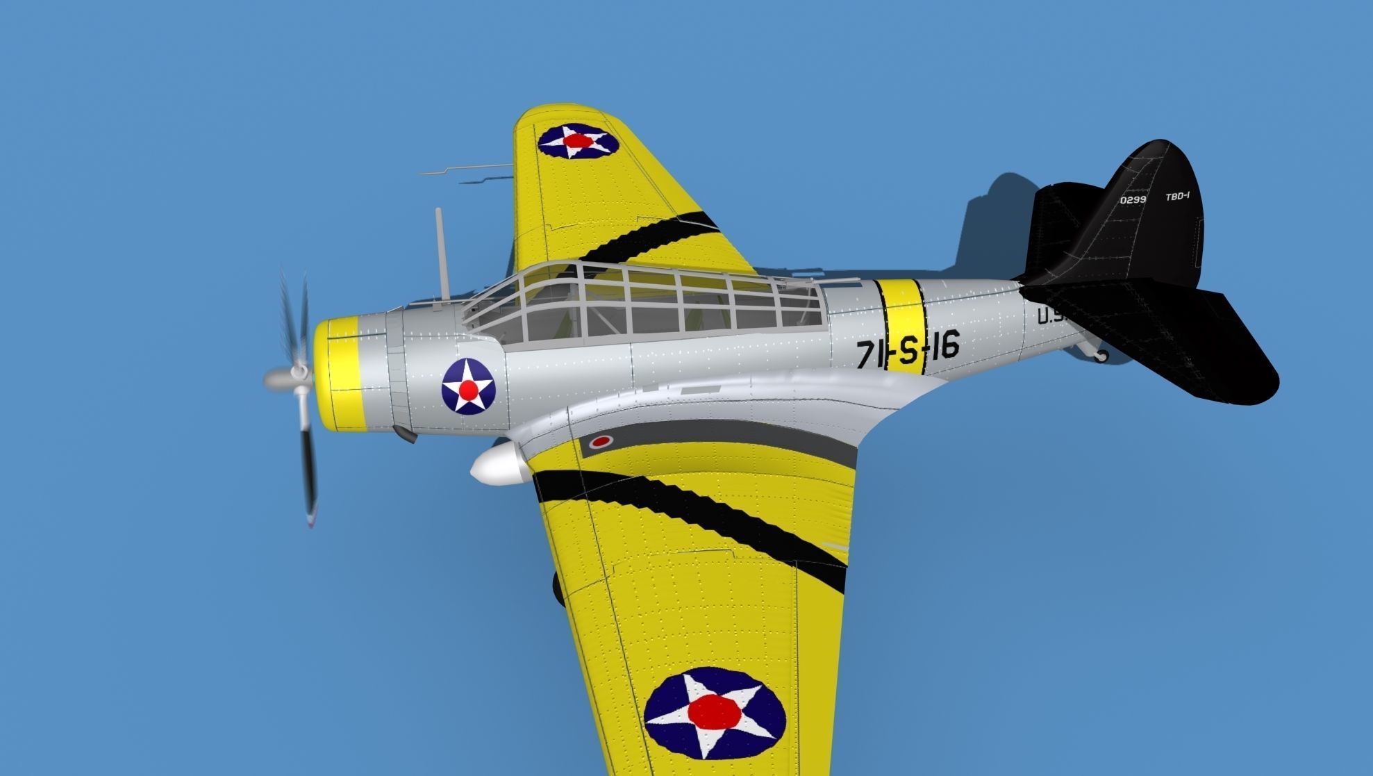 Douglas TBD-1 Devestator V01 3D model_9