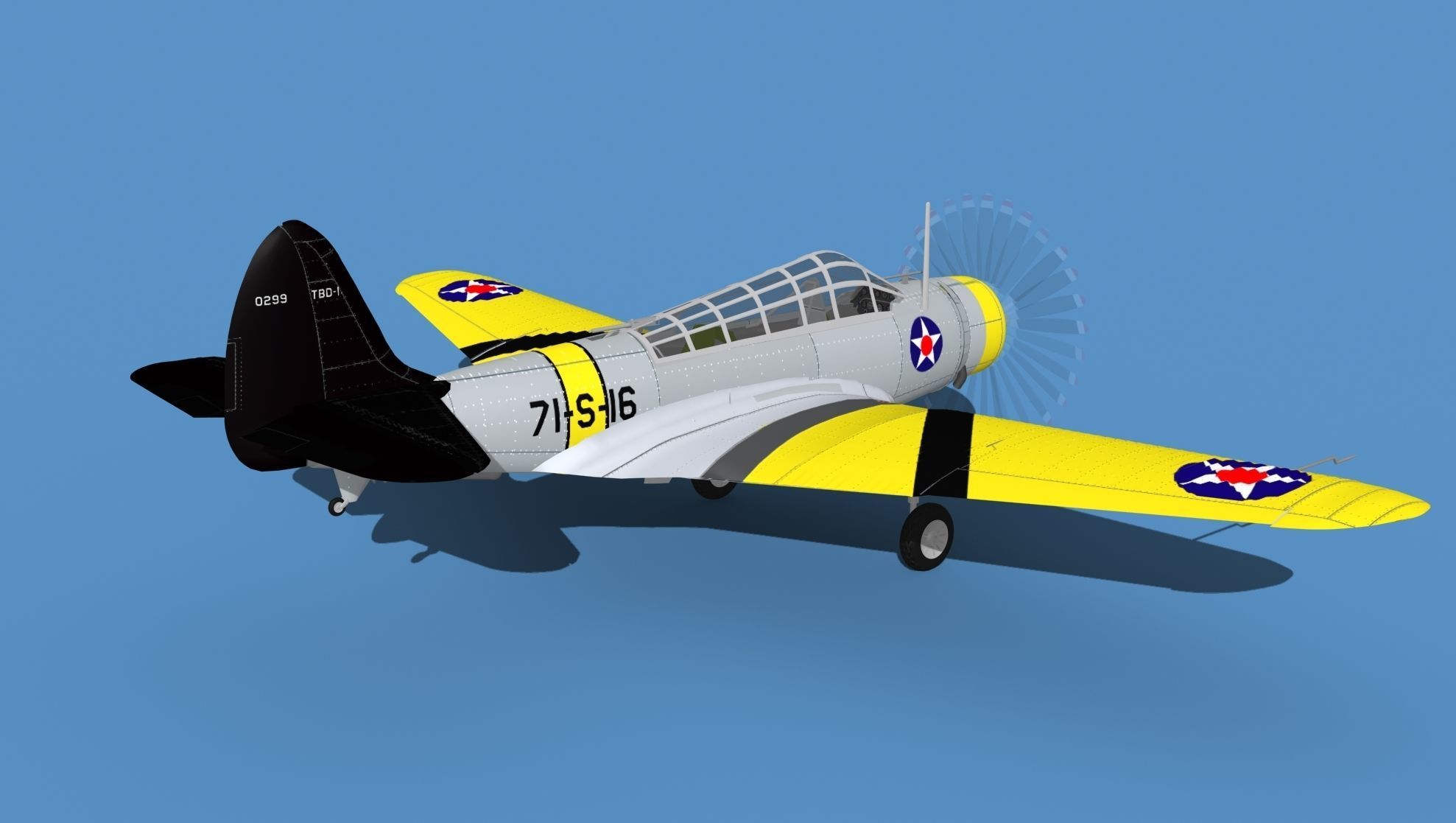 Douglas TBD-1 Devestator V01 3D model_5