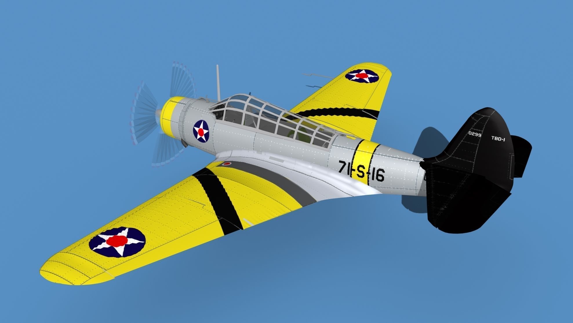 Douglas TBD-1 Devestator V01 3D model_8