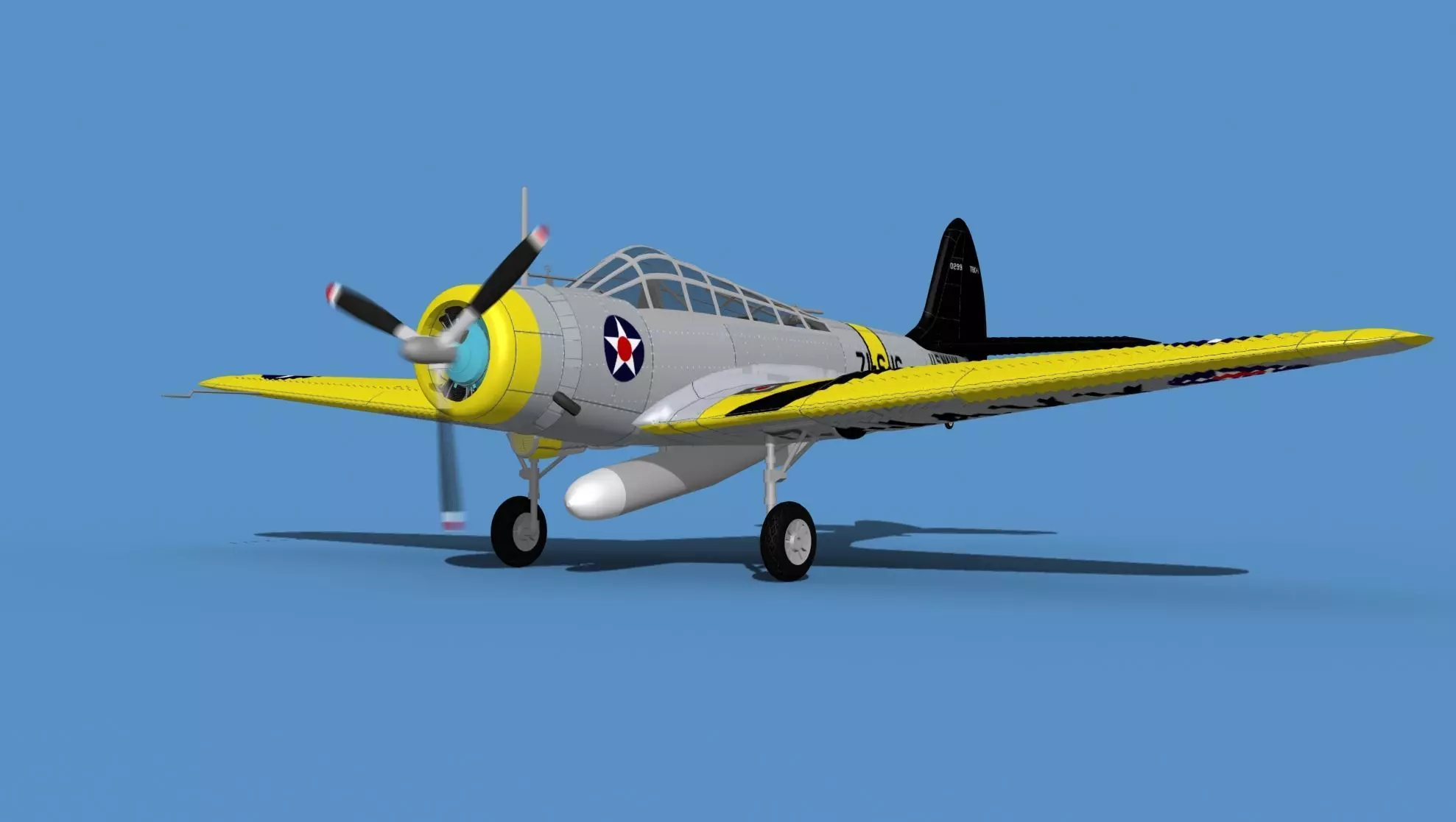 Douglas TBD-1 Devestator V01 3D model_0