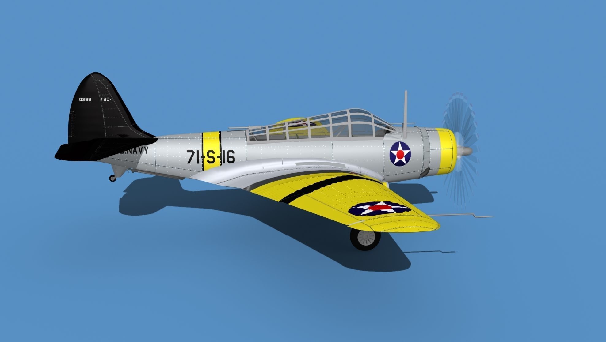 Douglas TBD-1 Devestator V01 3D model_4