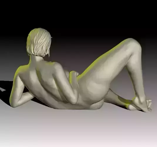 Maxou nude female figurine for 3D printing