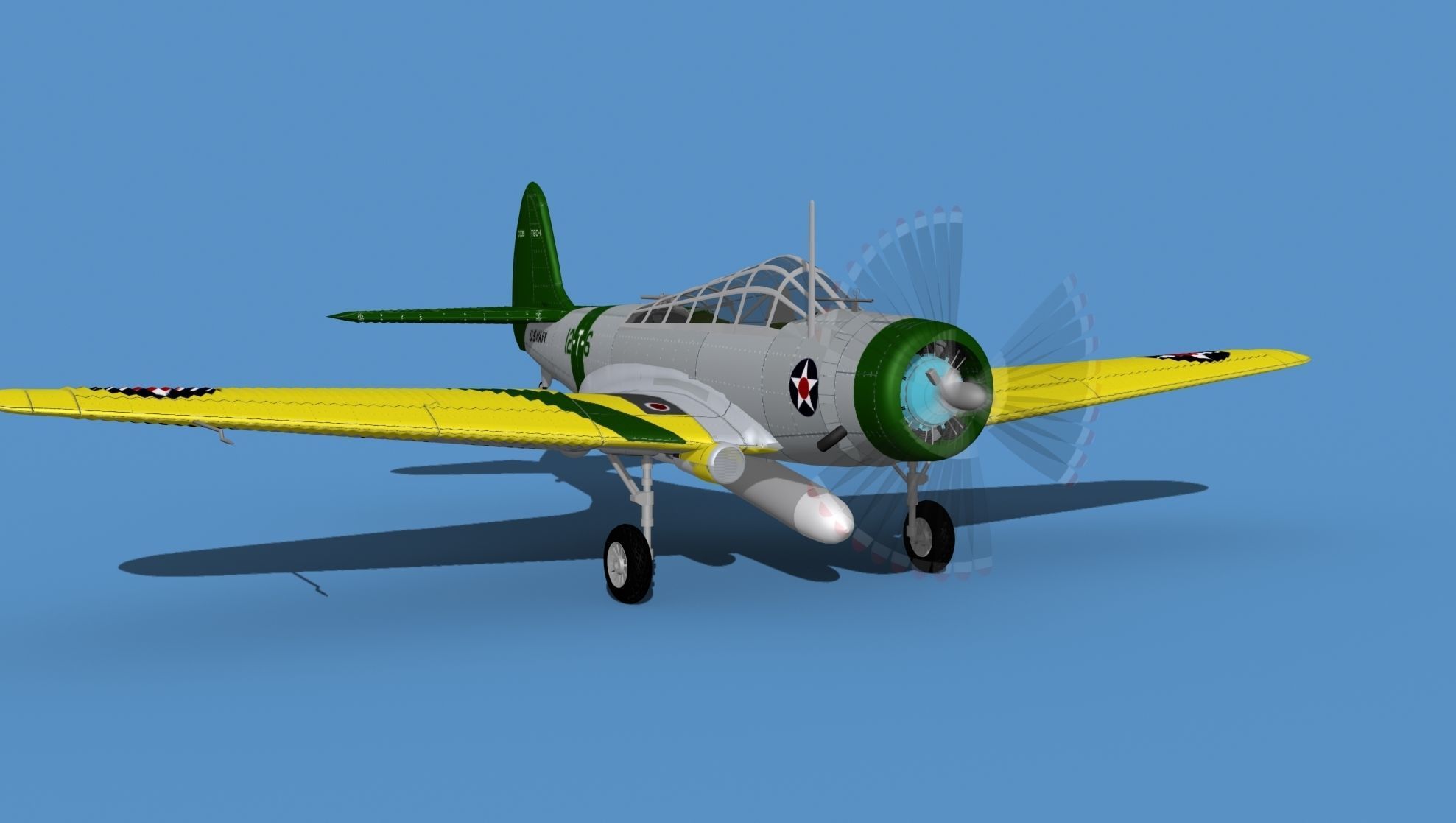 Douglas TBD-1 Devestator V05 3D model_2