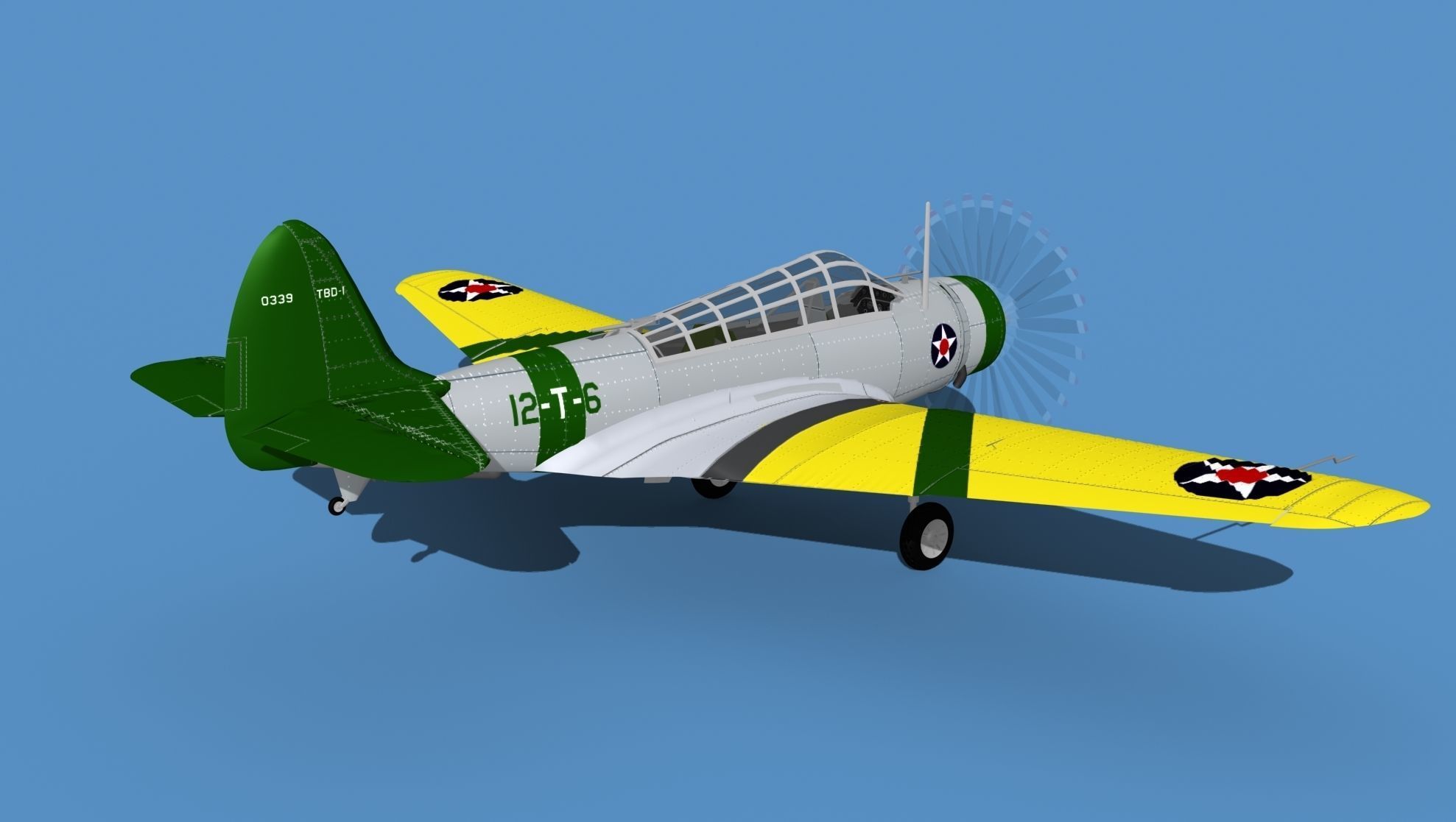 Douglas TBD-1 Devestator V05 3D model_5