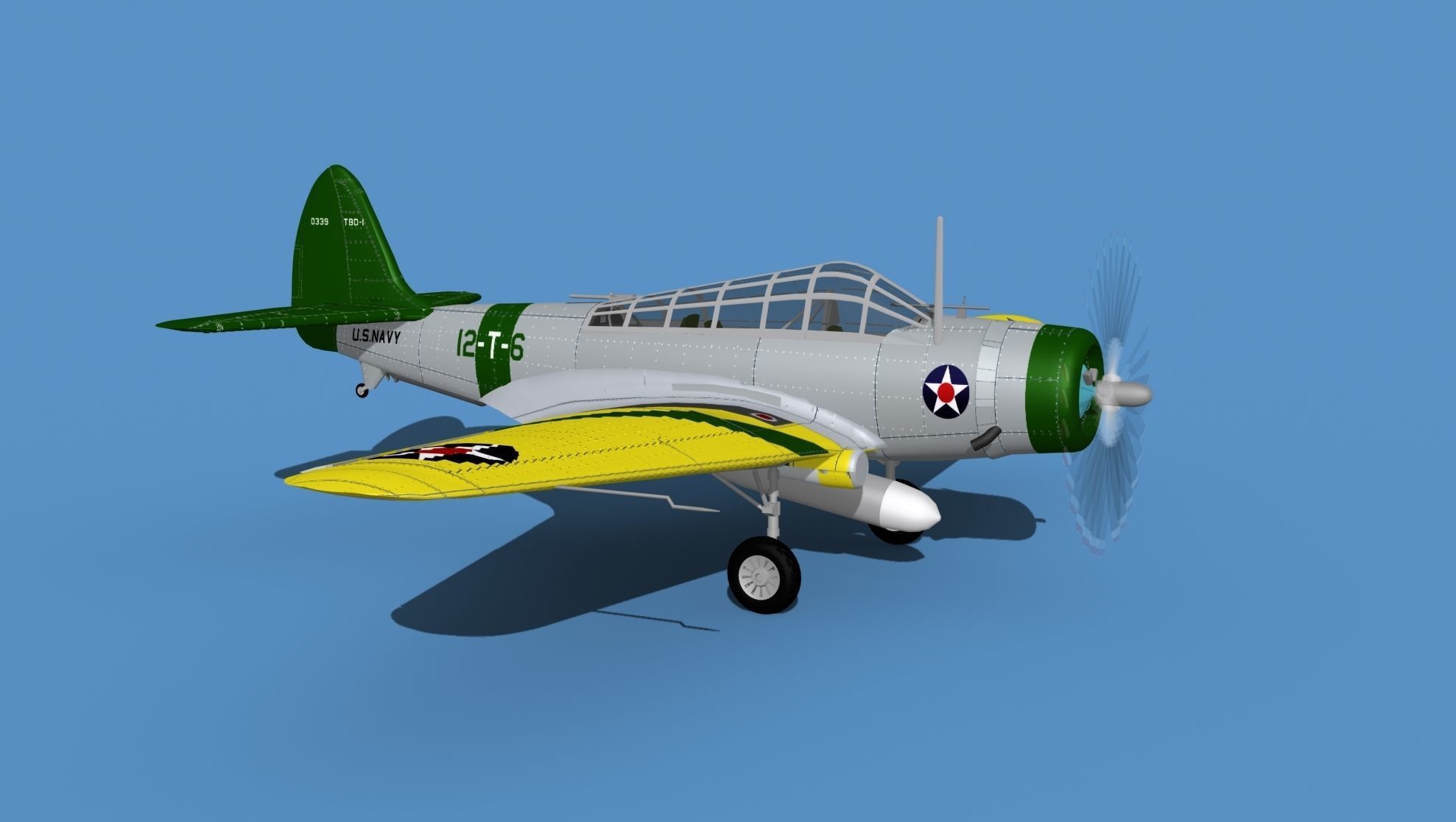 Douglas TBD-1 Devestator V05 3D model_3