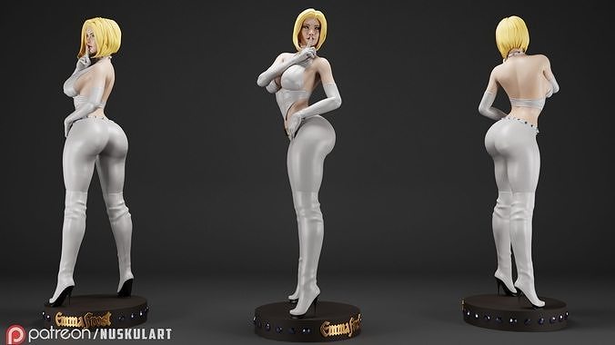 Emma Frost - Marvel - Collectible Rare Model 3D Print 3D print model