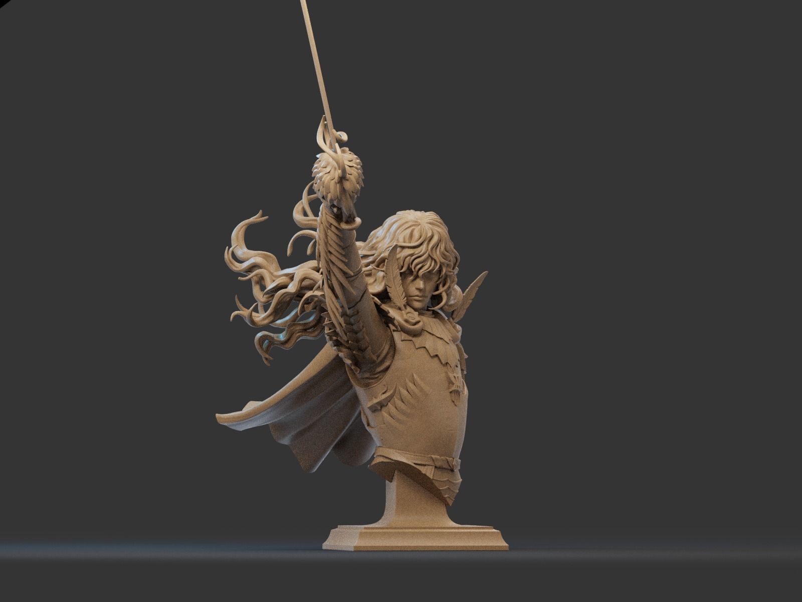 GRIFFITH Bust 3D Print 3D print model_2