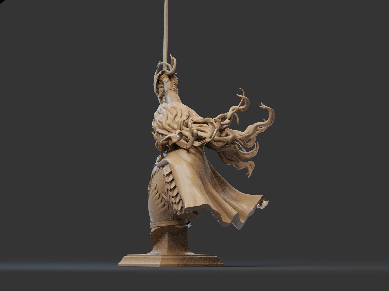 GRIFFITH Bust 3D Print 3D print model_5