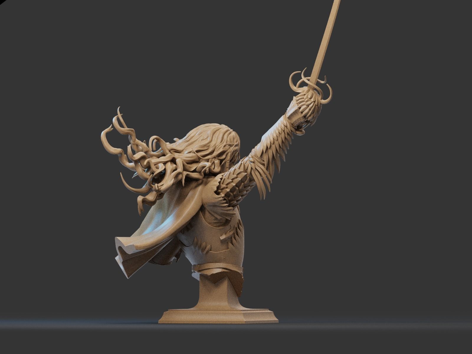 GRIFFITH Bust 3D Print 3D print model_1