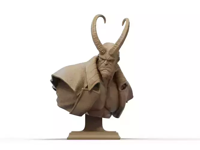 Hellboy Bust 3D Print