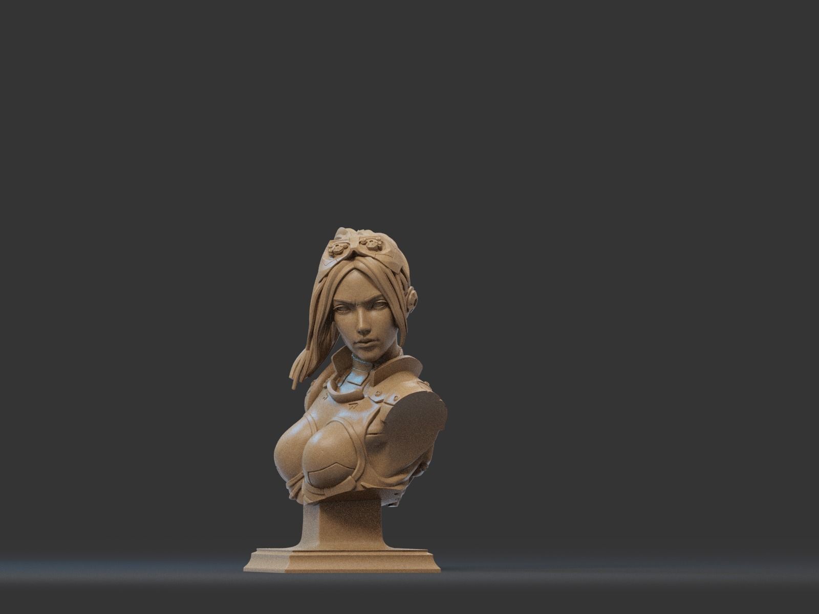 NOVA- STARCRAFT Bust 3D Print 3D print model_8