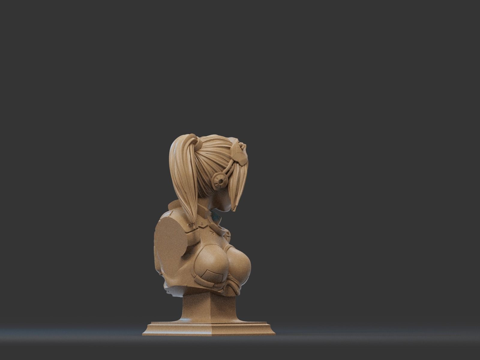 NOVA- STARCRAFT Bust 3D Print 3D print model_7