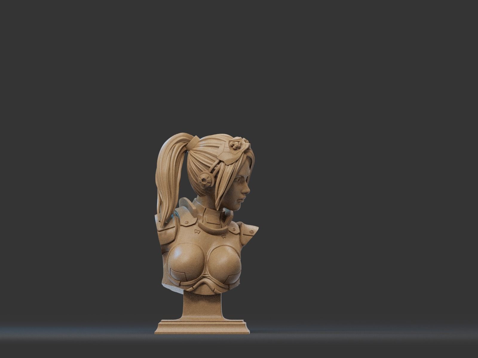 NOVA- STARCRAFT Bust 3D Print 3D print model_5