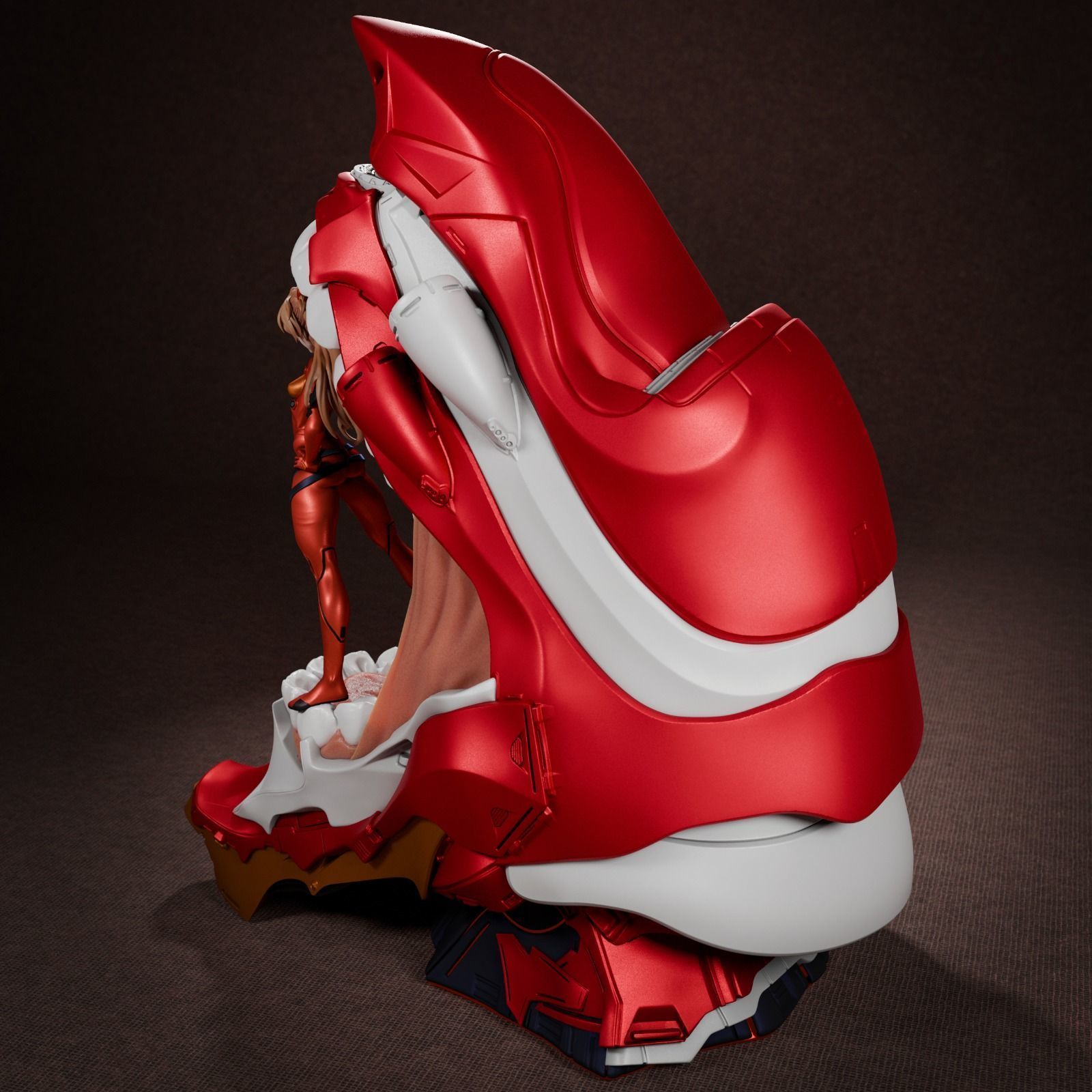 Asuka and Eva diorama 3D Print 3D print model_4