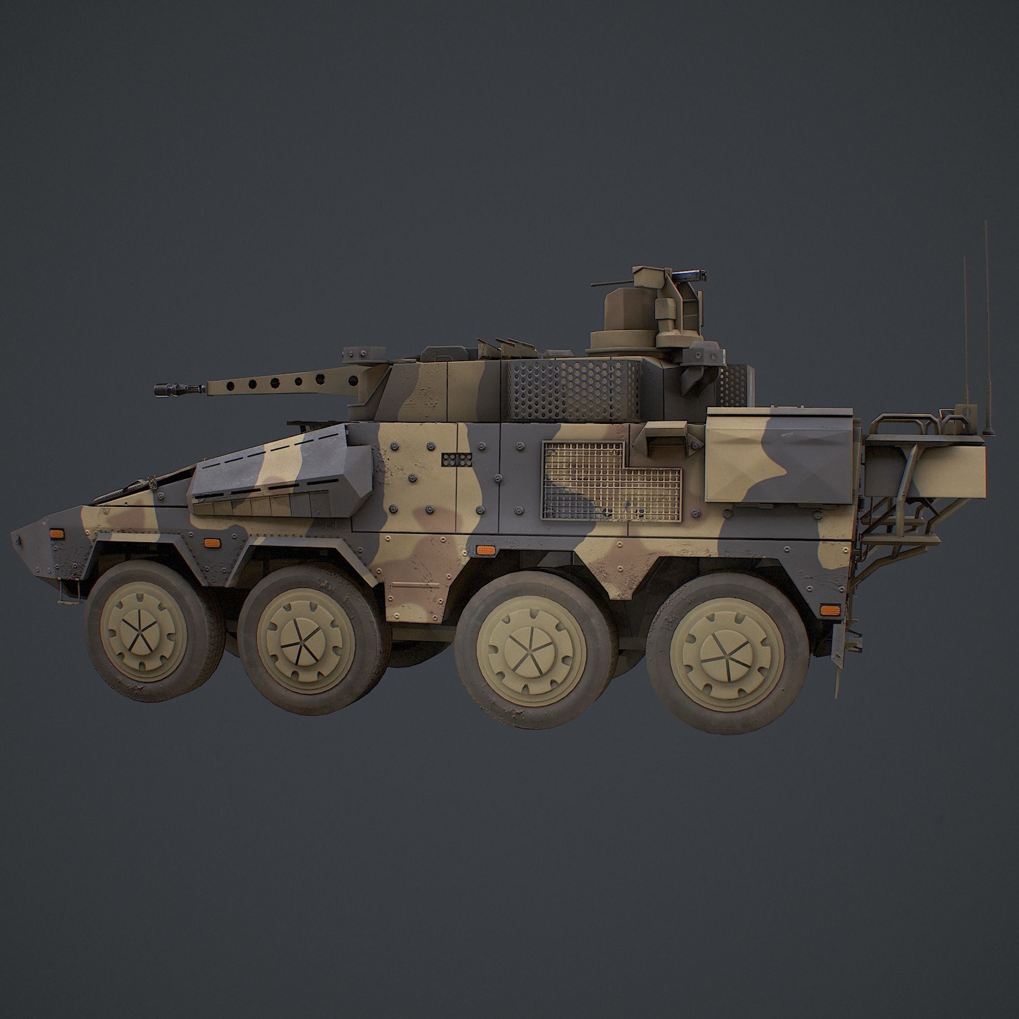 Boxer CRV Low-poly 3D model_2