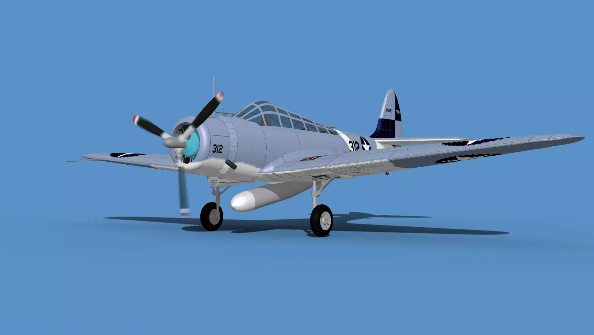 Douglas TBD-1 Devestator V12 3D model_0