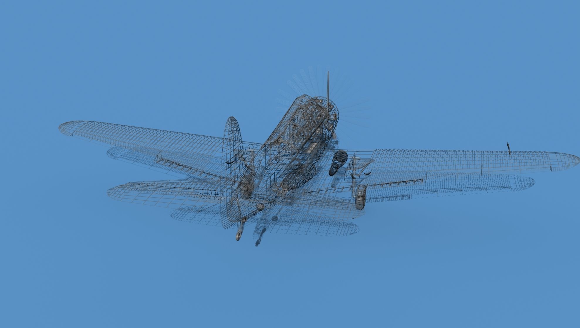 Douglas TBD-1 Devestator V12 3D model_14