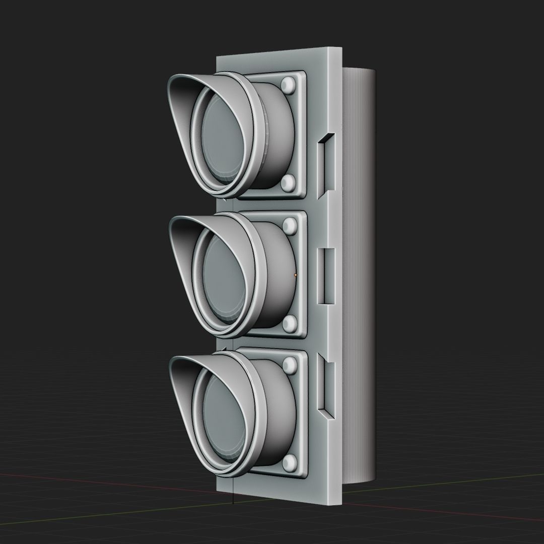 Traffic Signal 3d Model 3D model_2