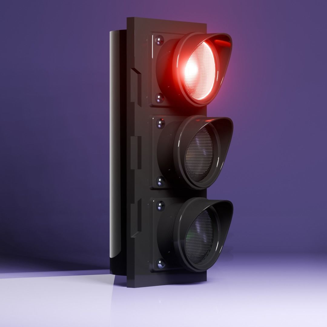 Traffic Signal 3d Model 3D model_1