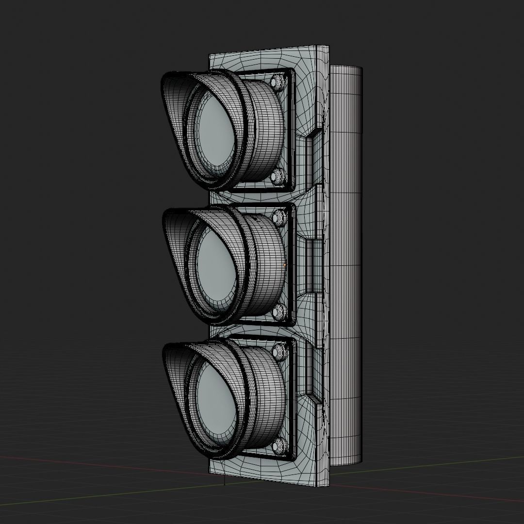 Traffic Signal 3d Model 3D model_3