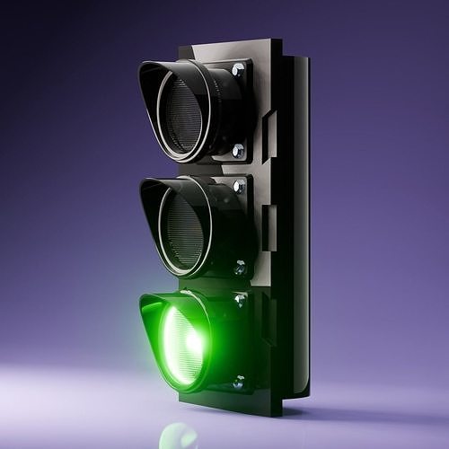 Traffic Signal 3d Model 3D model