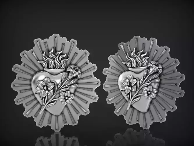 Chaste heart of Saint Joseph Pendant