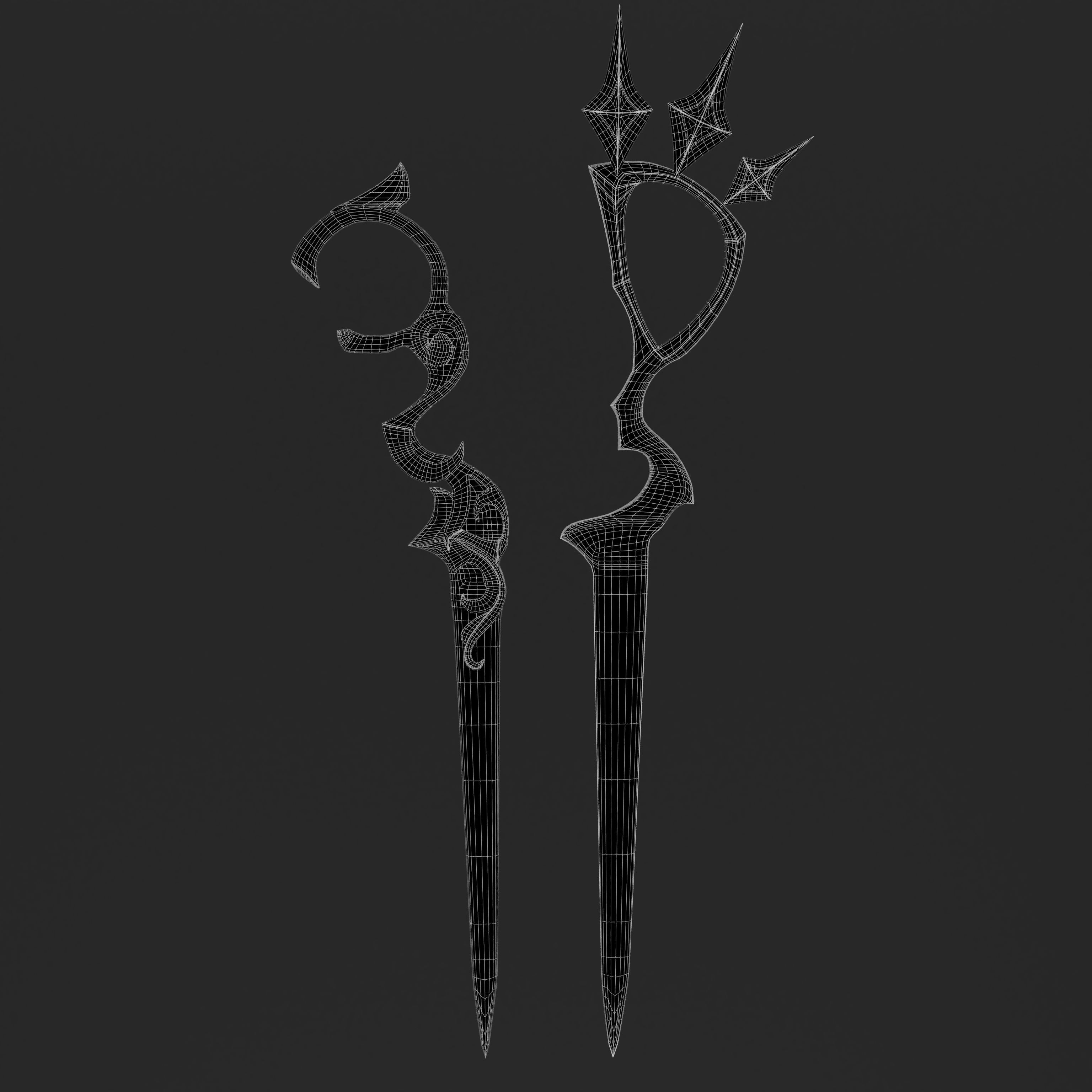 League of Legends Gwen Scissors FAN ART 3D MODEL 3D model_7