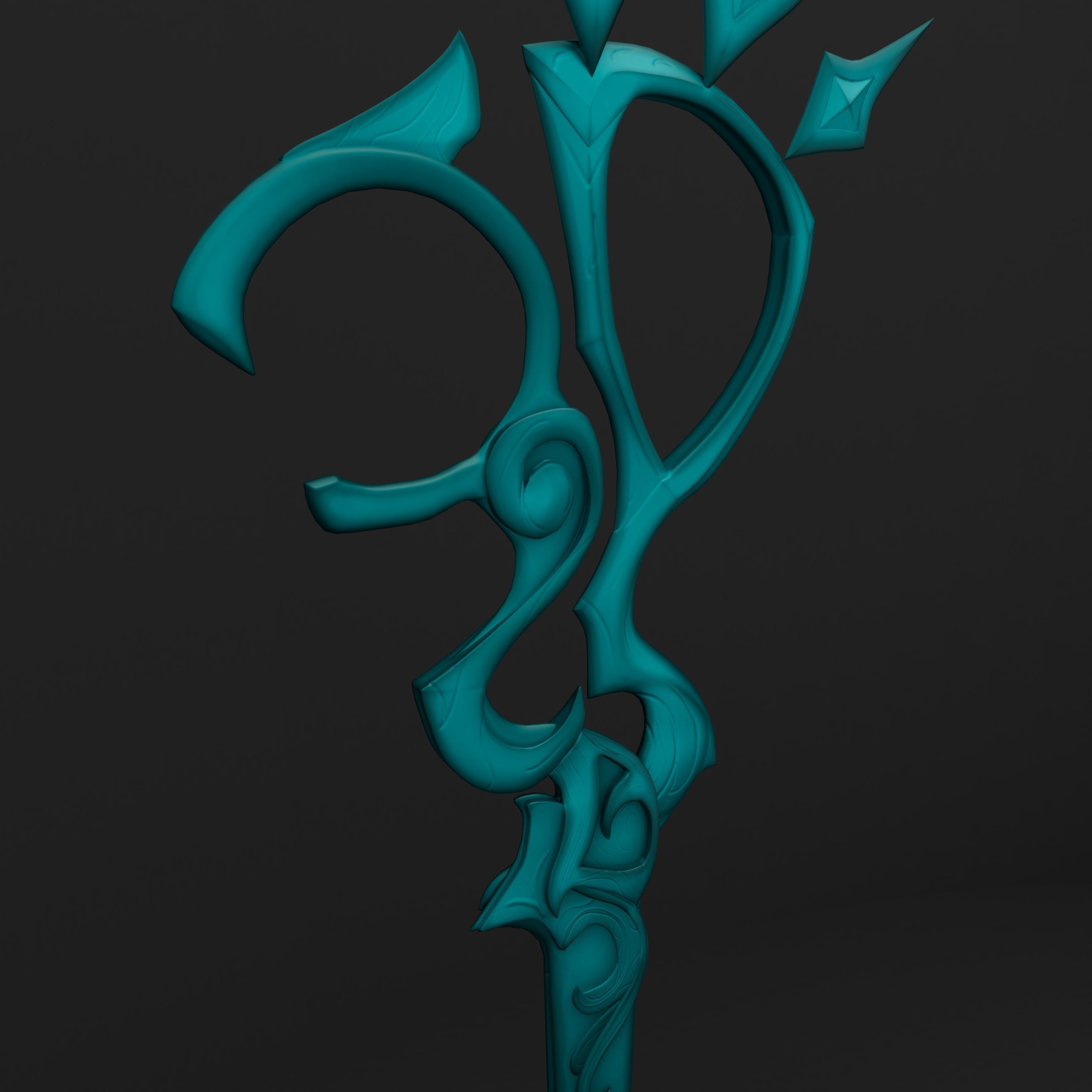 League of Legends Gwen Scissors FAN ART 3D MODEL 3D model_1