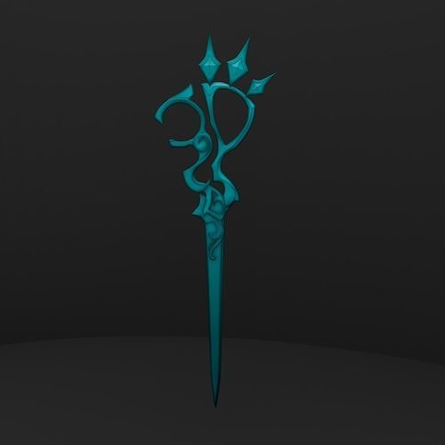 League of Legends Gwen Scissors FAN ART 3D MODEL 3D model