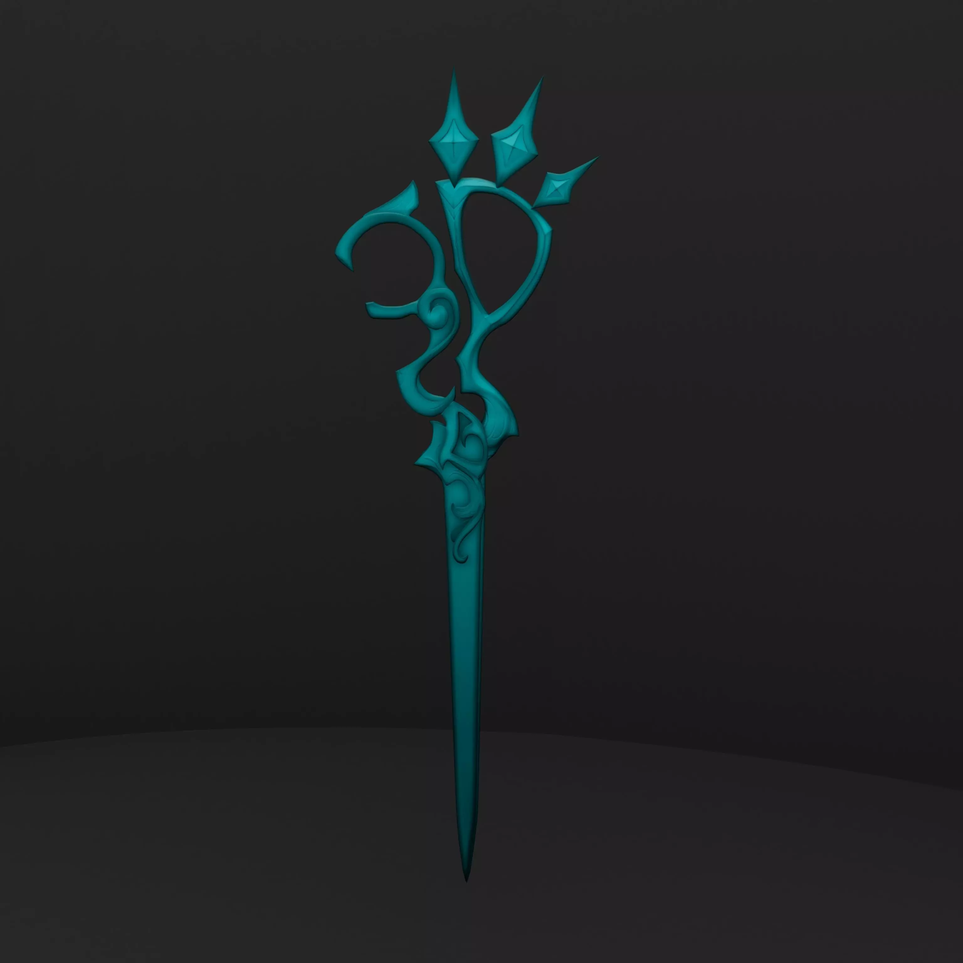 League of Legends Gwen Scissors FAN ART 3D MODEL 3D model_0