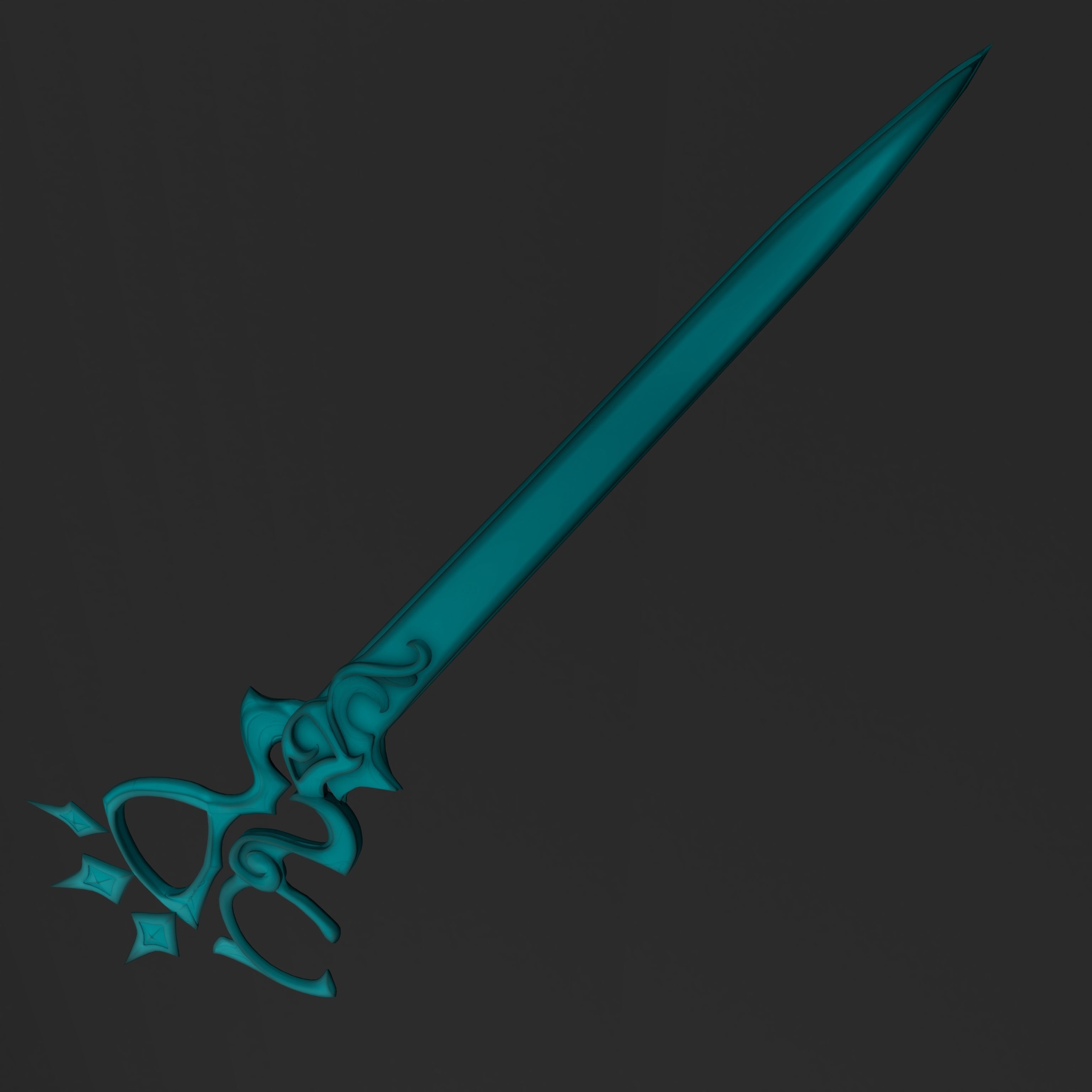 League of Legends Gwen Scissors FAN ART 3D MODEL 3D model_2