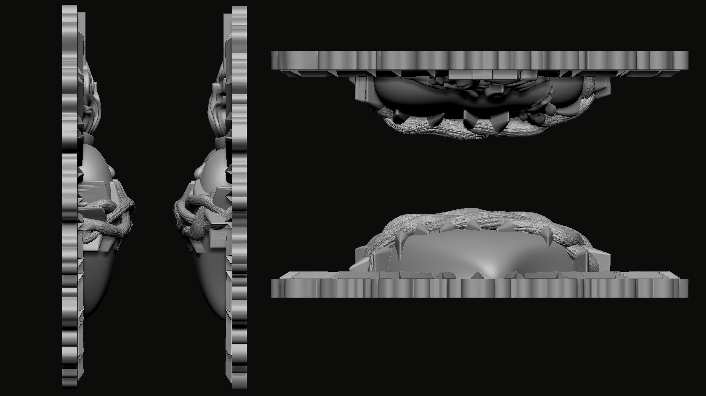 Sacred Heart of Jesus 3D print model_3