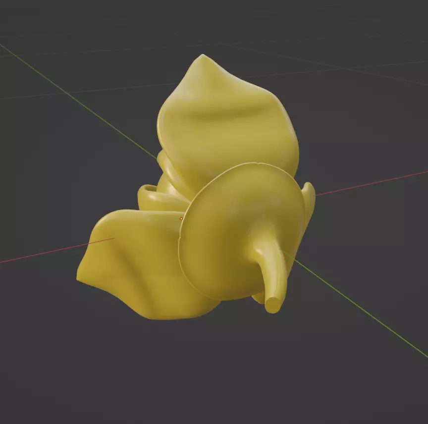 rumdul flower Low-poly 3D model_0