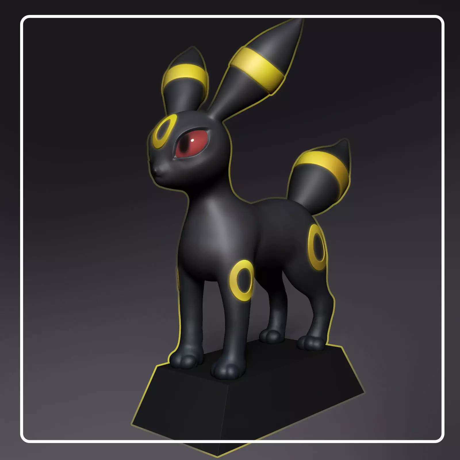 Umbreon Free 3D print model