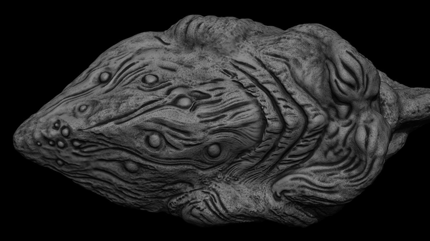 3D PRINTABLE RUSTIC GOBLIN HEADDRESS HELMET 3D print model_10