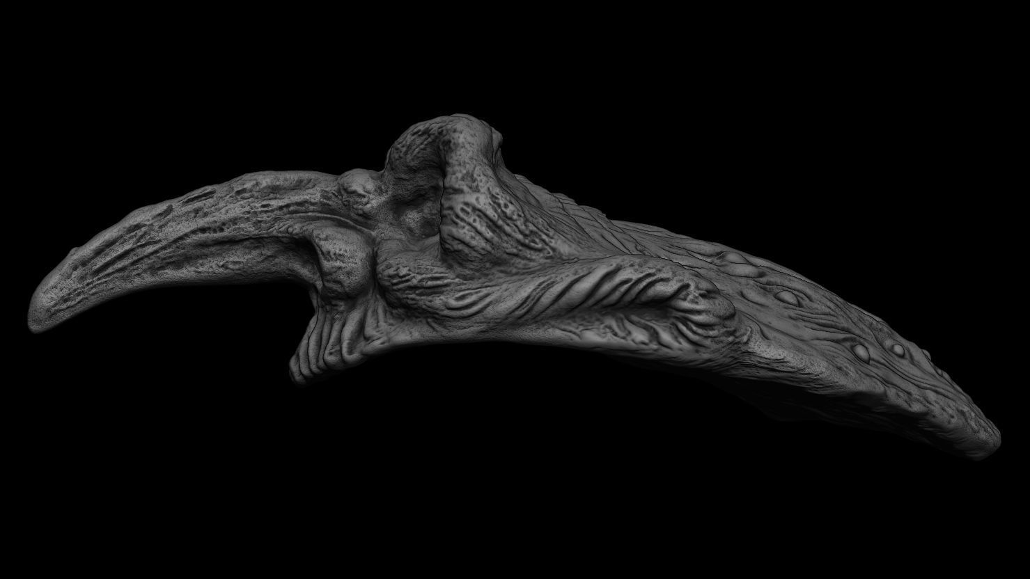 3D PRINTABLE RUSTIC GOBLIN HEADDRESS HELMET 3D print model_3