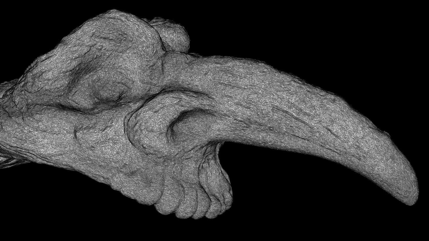 3D PRINTABLE RUSTIC GOBLIN HEADDRESS HELMET 3D print model_13