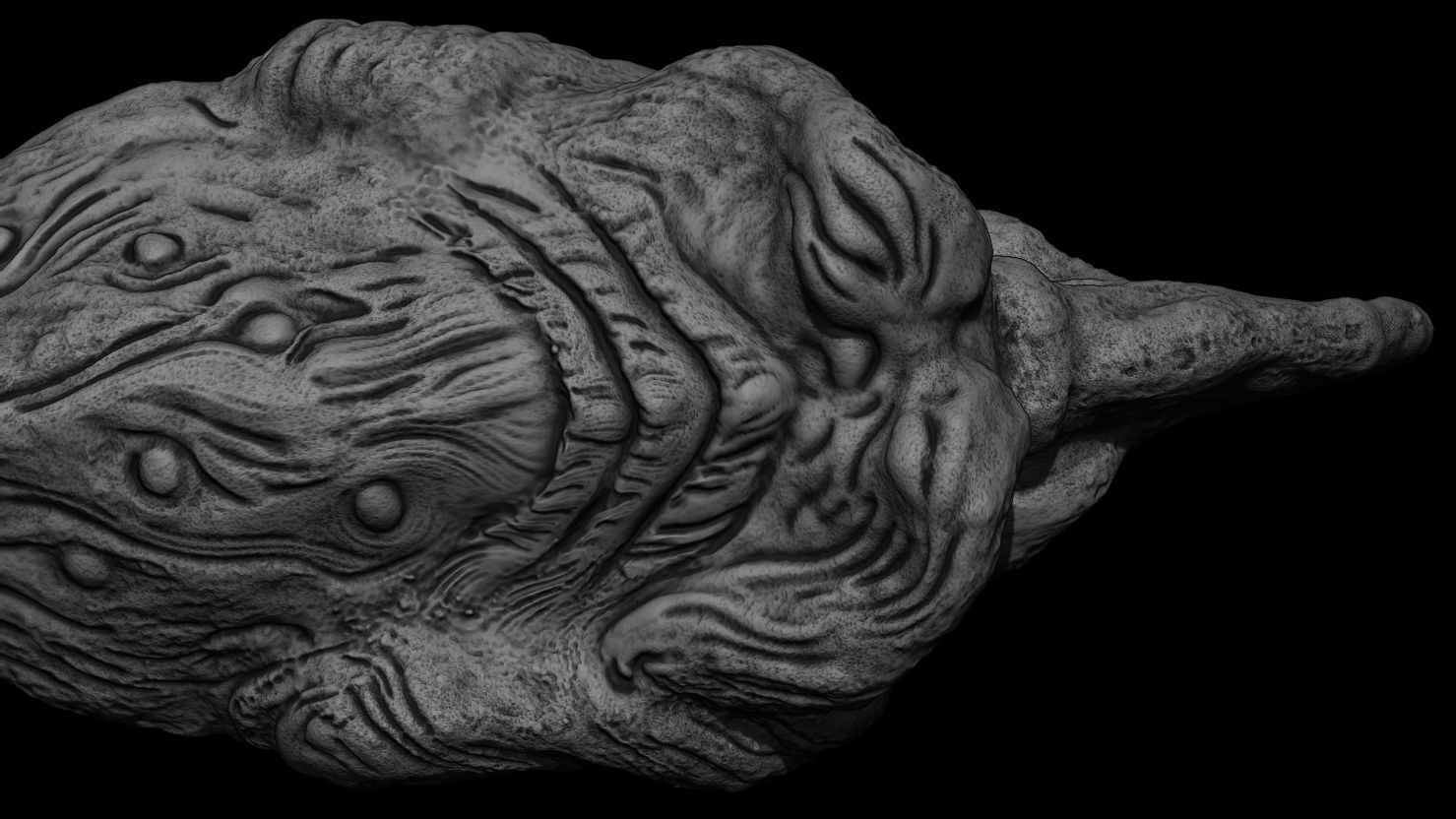 3D PRINTABLE RUSTIC GOBLIN HEADDRESS HELMET 3D print model_11