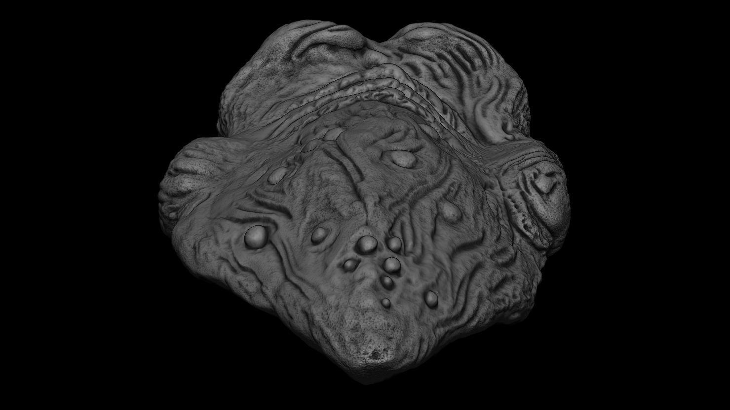 3D PRINTABLE RUSTIC GOBLIN HEADDRESS HELMET 3D print model_4