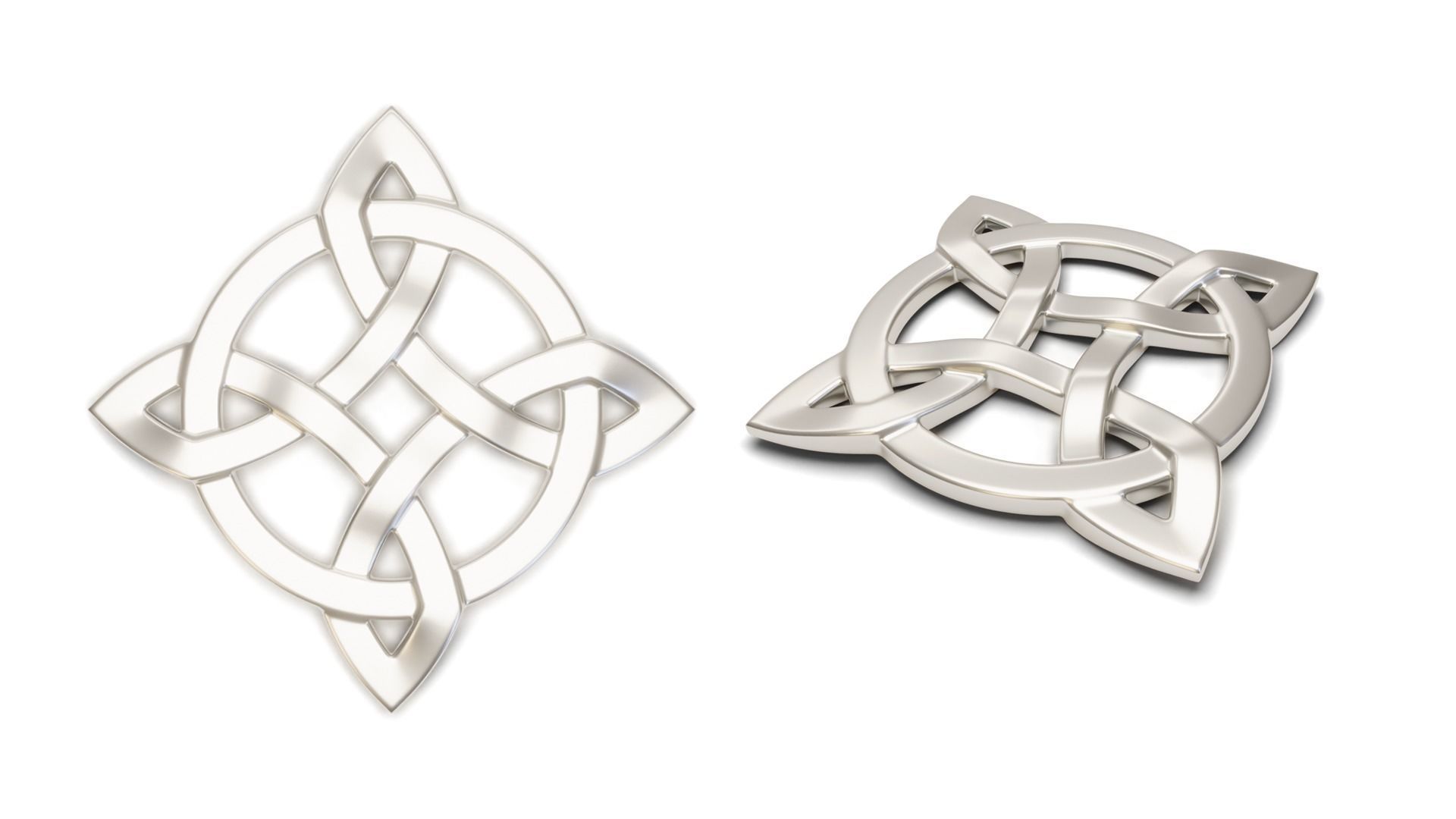 Celtic Knot Pendant 3D print model_1