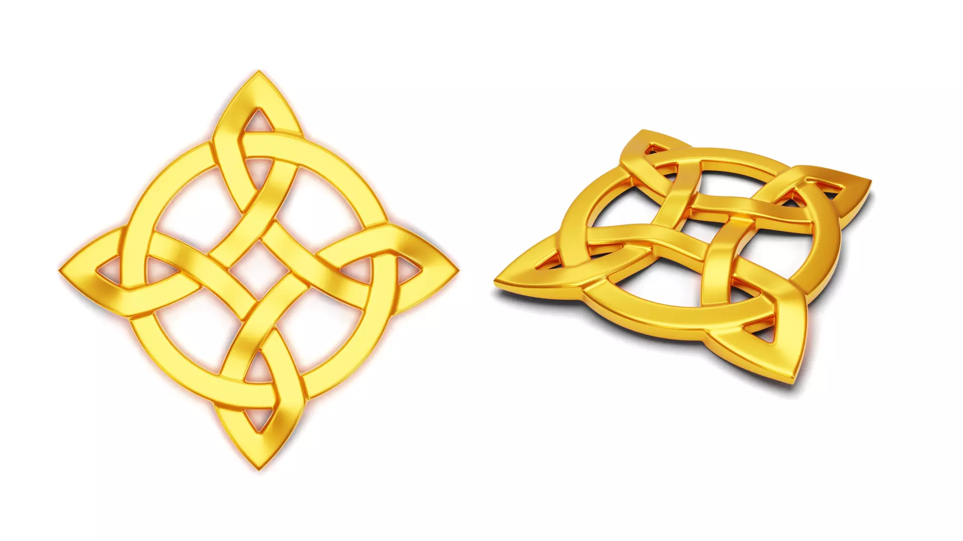 Celtic Knot Pendant 3D print model_0