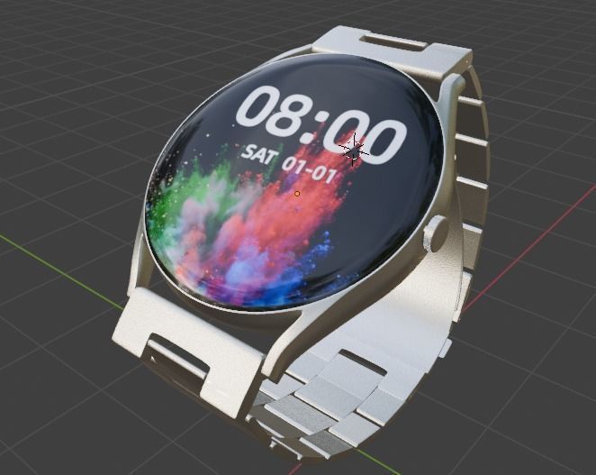 Smart Watch  3D model_1