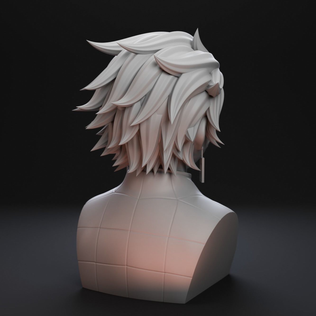 Tanjiro Bust 3D print model_5
