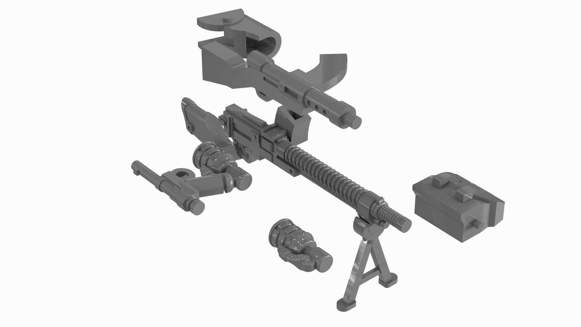 Lego Weapon Collections 3D model_7